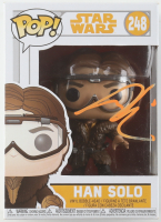 Alden Ehrenreich Signed "Star Wars" #248 Han Solo Bobble-Head Funko Pop! Vinyl Figure (ACOA) at PristineAuction.com