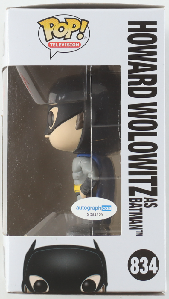 Simon Helberg Signed "The Big Bang Theory" #834 Howard Wolowitz As Batman Funko Pop! Vinyl Figure (ACOA) at PristineAuction.com Simon Helberg Signed "The Big Bang Theory" #834 Howard Wolowitz As Batman Funko Pop! Vinyl Figure (ACOA) at PristineAuction.com