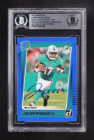Jaylen Waddle Signed 2021 Press Proof Blue RR Autographs #263 RC (BGS) at PristineAuction.com