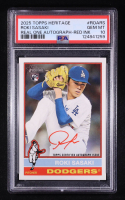 Roki Sasaki 2025 Topps Heritage Real One Autographs #ROARS EXCH RC (PSA 10) at PristineAuction.com