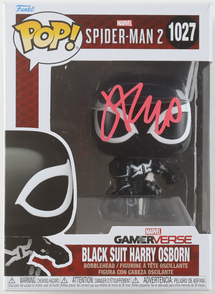 James Franco Signed "Spider-Man 2" #1027 Black Suit Harry Osborn Bobble-Head Funko Pop! Vinyl Figure (ACOA) at PristineAuction.com James Franco Signed "Spider-Man 2" #1027 Black Suit Harry Osborn Bobble-Head Funko Pop! Vinyl Figure (ACOA) at PristineAuction.com