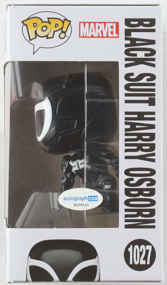 James Franco Signed "Spider-Man 2" #1027 Black Suit Harry Osborn Bobble-Head Funko Pop! Vinyl Figure (ACOA) at PristineAuction.com James Franco Signed "Spider-Man 2" #1027 Black Suit Harry Osborn Bobble-Head Funko Pop! Vinyl Figure (ACOA) at PristineAuction.com