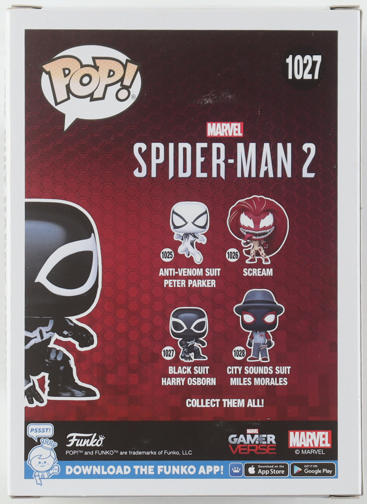 James Franco Signed "Spider-Man 2" #1027 Black Suit Harry Osborn Bobble-Head Funko Pop! Vinyl Figure (ACOA) at PristineAuction.com James Franco Signed "Spider-Man 2" #1027 Black Suit Harry Osborn Bobble-Head Funko Pop! Vinyl Figure (ACOA) at PristineAuction.com
