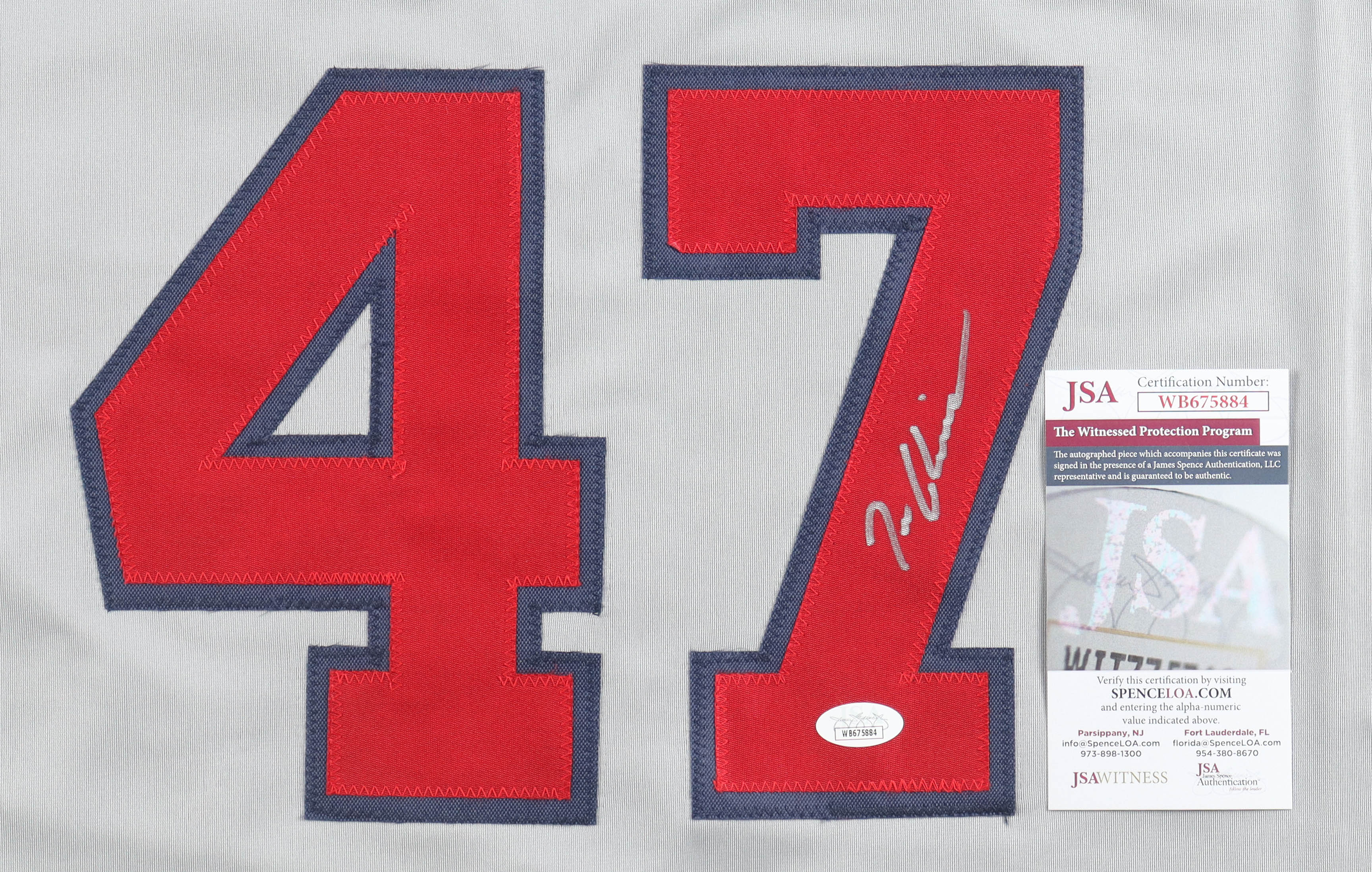 Tom Glavine Signed Jersey (JSA) at PristineAuction.com Tom Glavine Signed Jersey (JSA) at PristineAuction.com