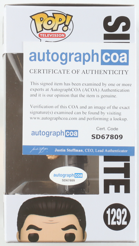 Steven Van Zandt Signed "The Sopranos" #1292 Silvio Dante Funko Pop! Vinyl Figure (ACOA) at PristineAuction.com Steven Van Zandt Signed "The Sopranos" #1292 Silvio Dante Funko Pop! Vinyl Figure (ACOA) at PristineAuction.com