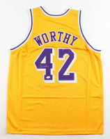 James Worthy Signed Jersey (JSA) at PristineAuction.com
