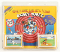 1991 Upper Deck Looney Tunes Single Comic Ball Set & Yellow Album of (102) Cards at PristineAuction.com