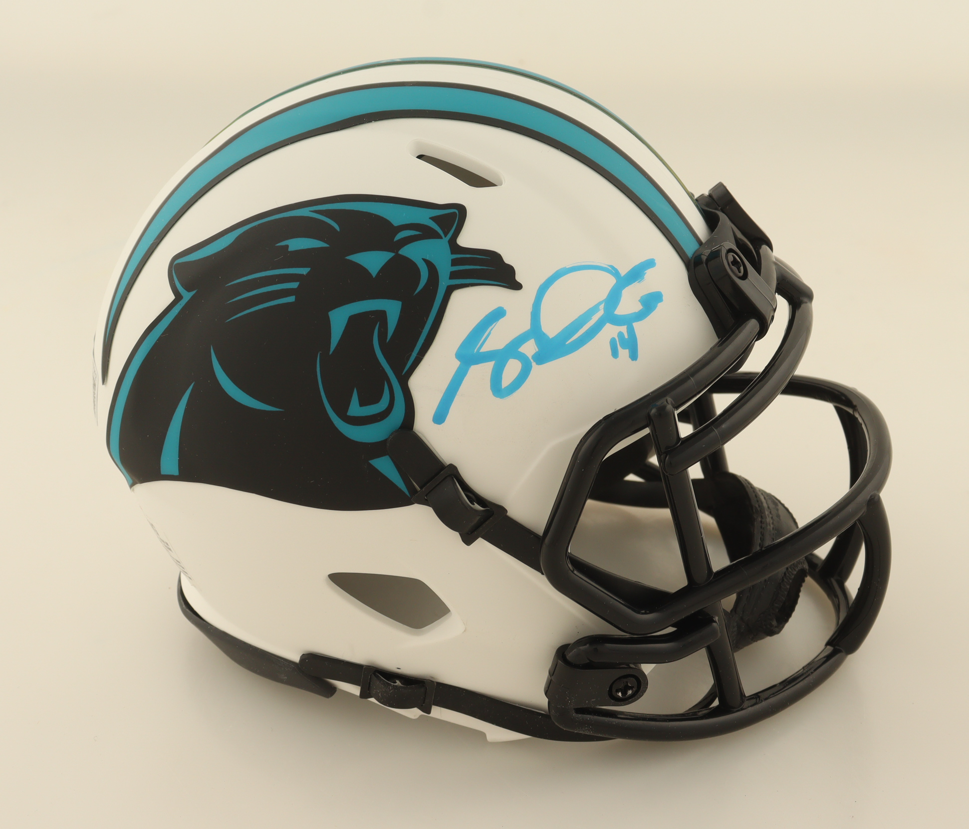 Sam Darnold Signed Panthers Lunar Eclipse Alternate Speed Mini Helmet (Beckett) at PristineAuction.com Sam Darnold Signed Panthers Lunar Eclipse Alternate Speed Mini Helmet (Beckett) at PristineAuction.com