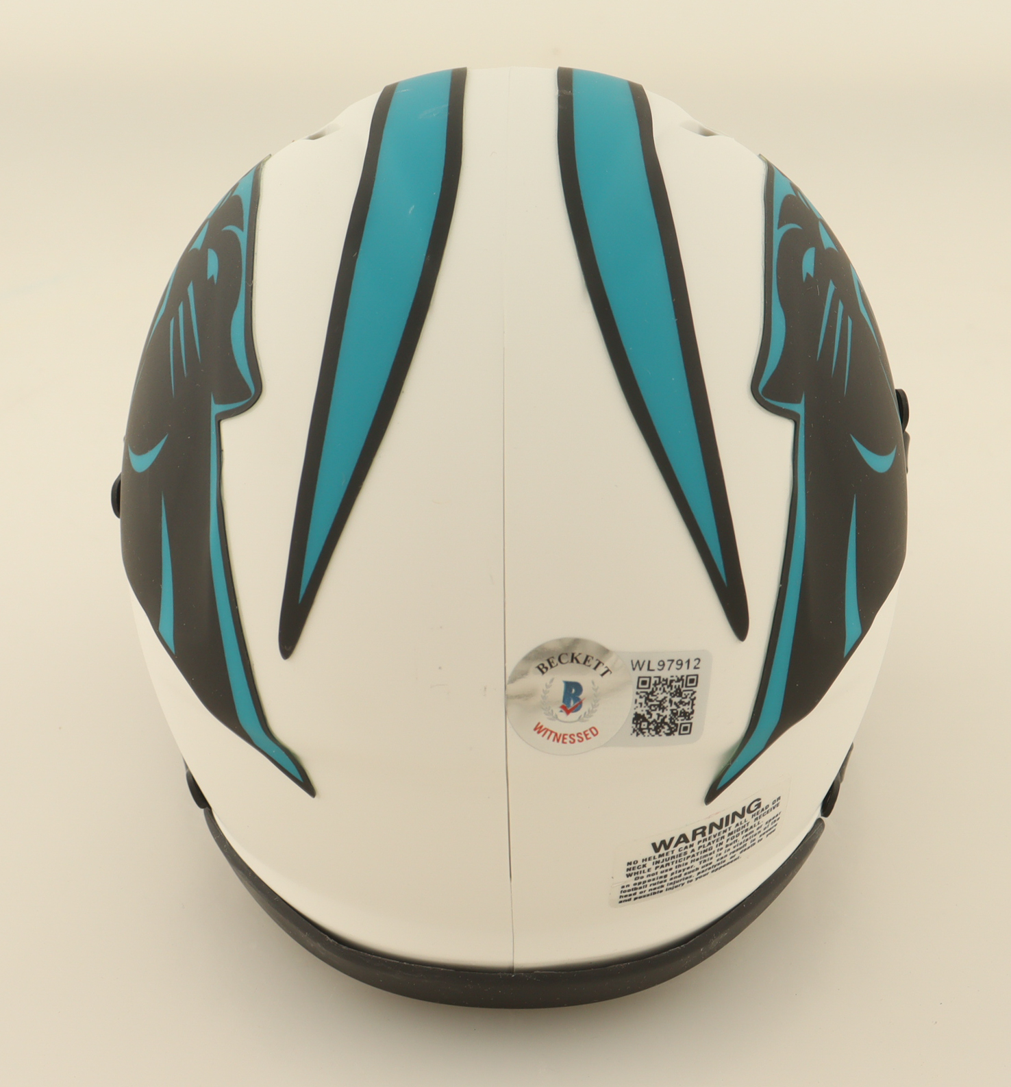 Sam Darnold Signed Panthers Lunar Eclipse Alternate Speed Mini Helmet (Beckett) at PristineAuction.com Sam Darnold Signed Panthers Lunar Eclipse Alternate Speed Mini Helmet (Beckett) at PristineAuction.com