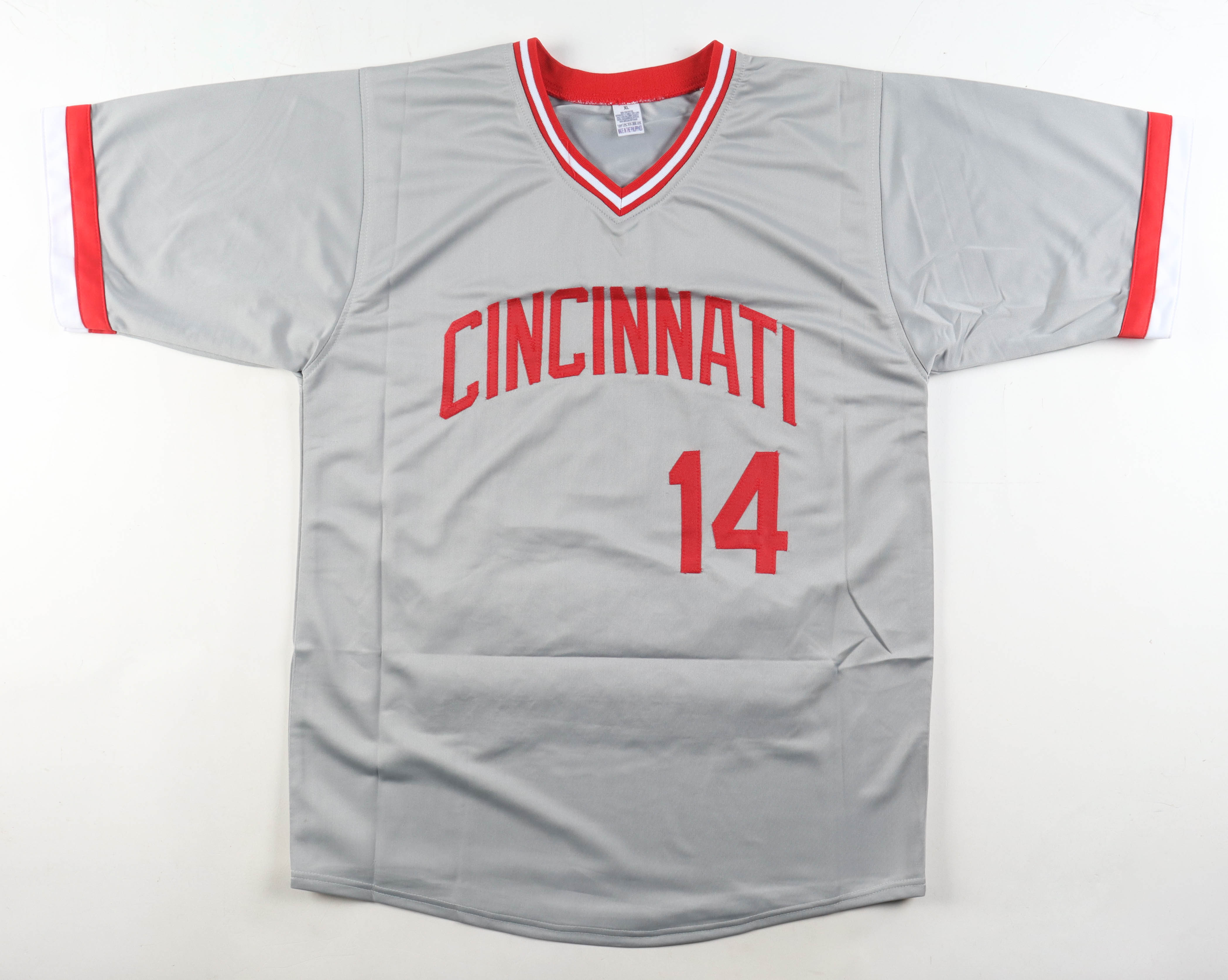 Pete Rose Signed Career Highlight Stat Jersey (JSA & Rose) at PristineAuction.com Pete Rose Signed Career Highlight Stat Jersey (JSA & Rose) at PristineAuction.com