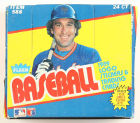 1989 Fleer Baseball Cello Box with (24) Packs at PristineAuction.com