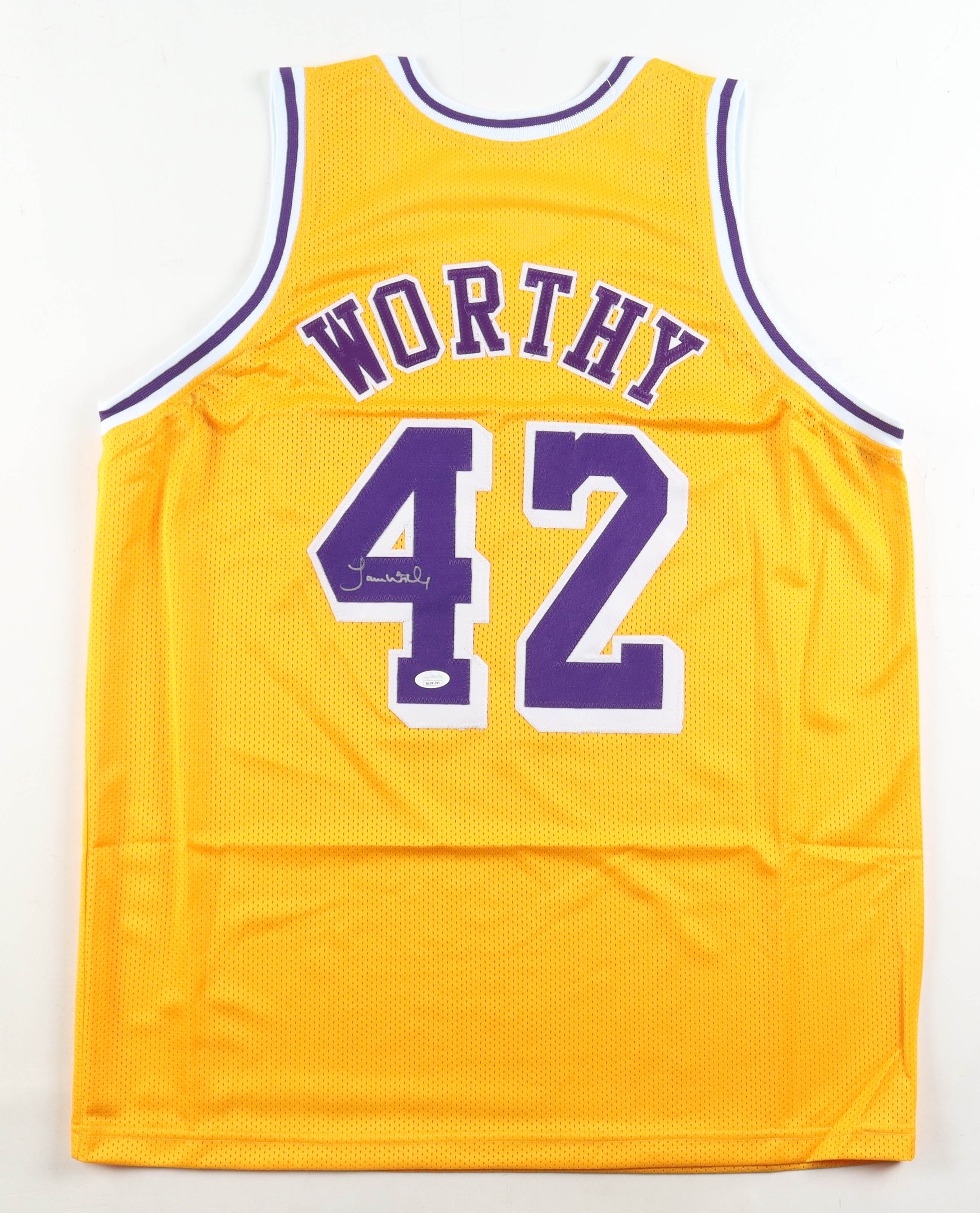 James Worthy Signed Jersey (JSA) at PristineAuction.com James Worthy Signed Jersey (JSA) at PristineAuction.com