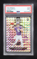 J.J. McCarthy 2024 Panini Mosaic #310 RC (PSA 9) at PristineAuction.com