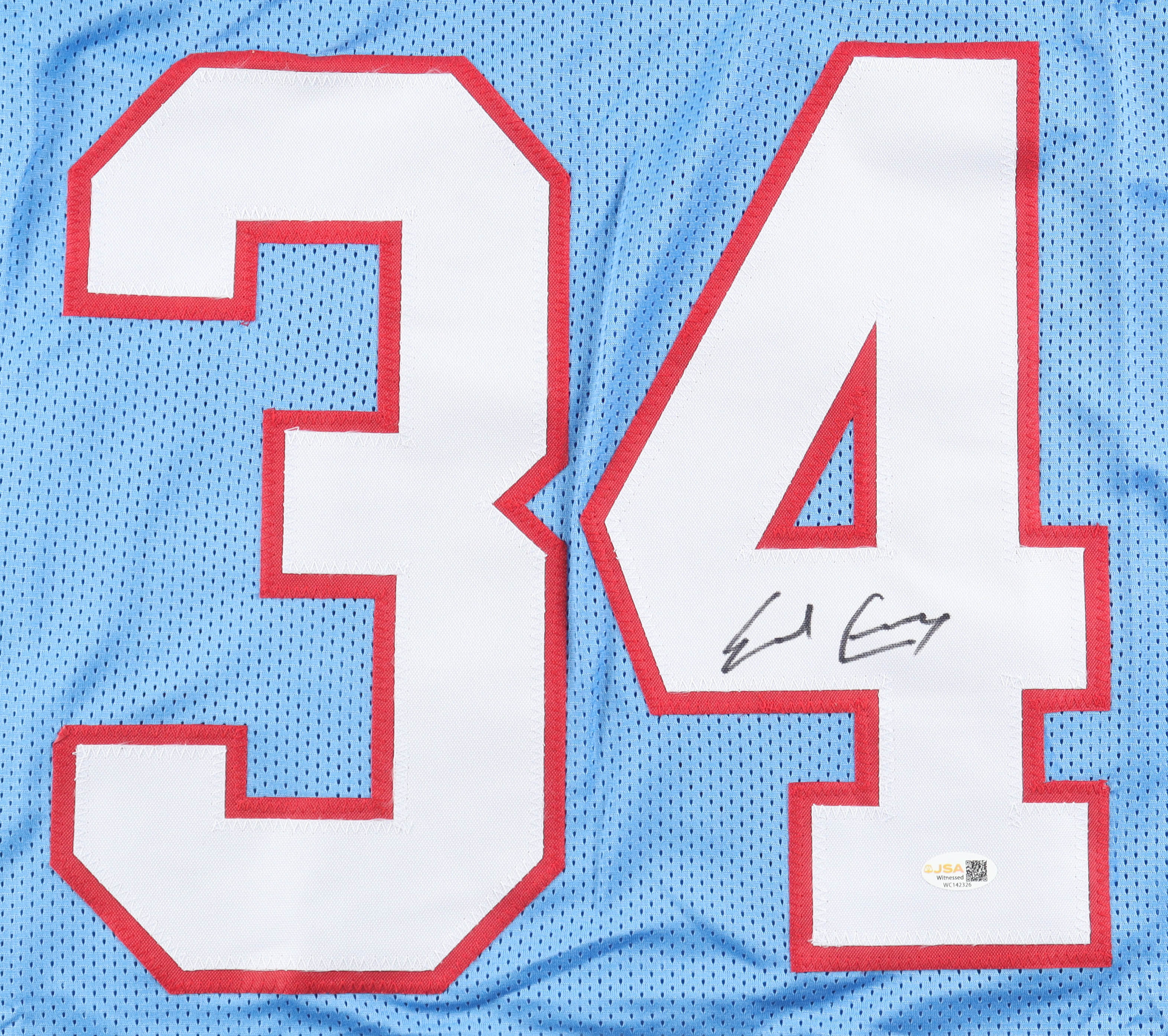 Earl Campbell Signed Career Stat Jersey (JSA) at PristineAuction.com Earl Campbell Signed Career Stat Jersey (JSA) at PristineAuction.com