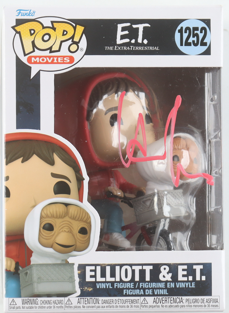 Henry Thomas Signed "E.T. The Extra Terrestrial" #1252 Elliot & E.T. Funko Pop! Vinyl Figure (ACOA) at PristineAuction.com Henry Thomas Signed "E.T. The Extra Terrestrial" #1252 Elliot & E.T. Funko Pop! Vinyl Figure (ACOA) at PristineAuction.com
