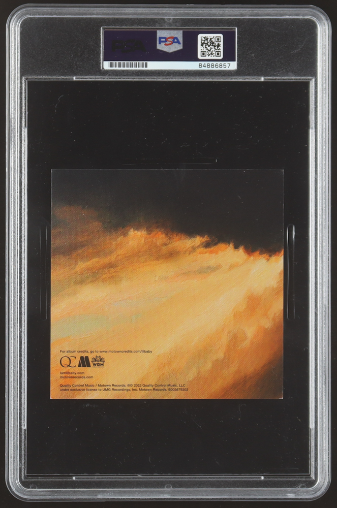 Lil Baby Signed "It's Only Me" CD Insert with Hand-Drawn "4 Pockets Full" Symbol (PSA) at PristineAuction.com Lil Baby Signed "It's Only Me" CD Insert with Hand-Drawn "4 Pockets Full" Symbol (PSA) at PristineAuction.com