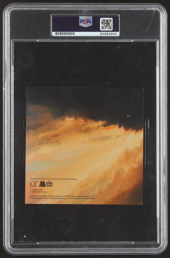 Lil Baby Signed "It's Only Me" CD Insert with Hand-Drawn "4 Pockets Full" Symbol (PSA) at PristineAuction.com Lil Baby Signed "It's Only Me" CD Insert with Hand-Drawn "4 Pockets Full" Symbol (PSA) at PristineAuction.com