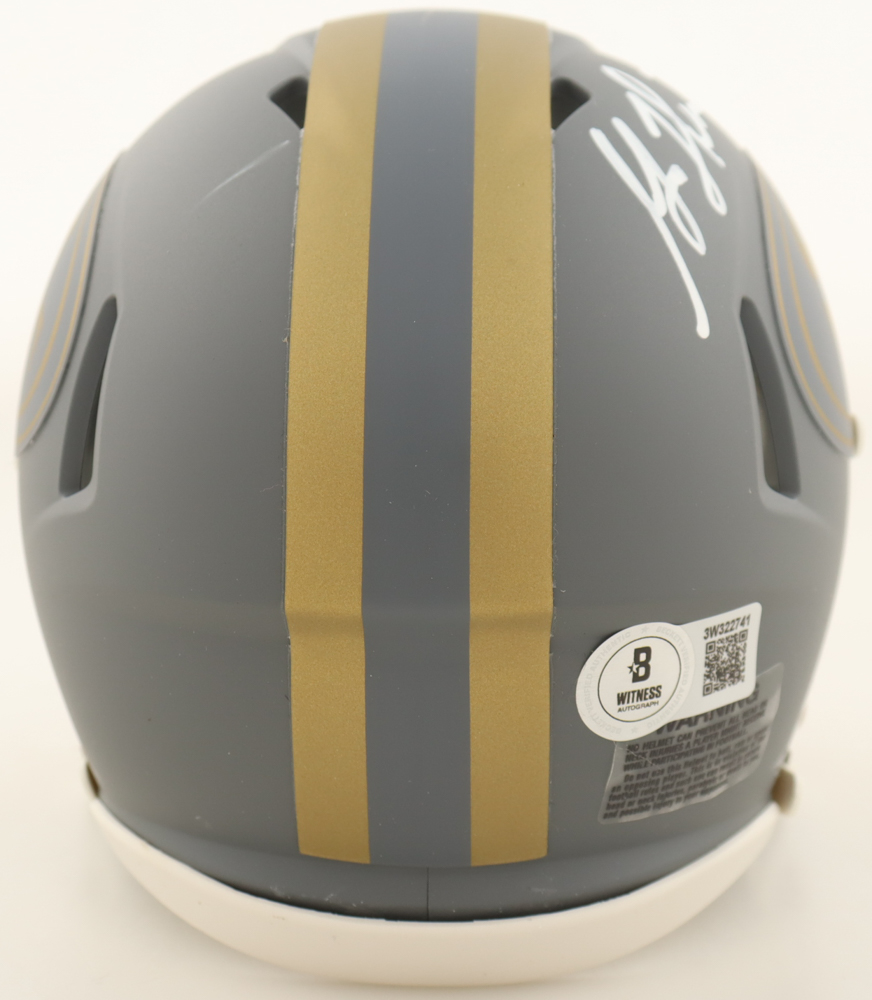 Garrison Hearst Signed 49ers Slate Alternate Speed Mini Helmet (Beckett) at PristineAuction.com Garrison Hearst Signed 49ers Slate Alternate Speed Mini Helmet (Beckett) at PristineAuction.com