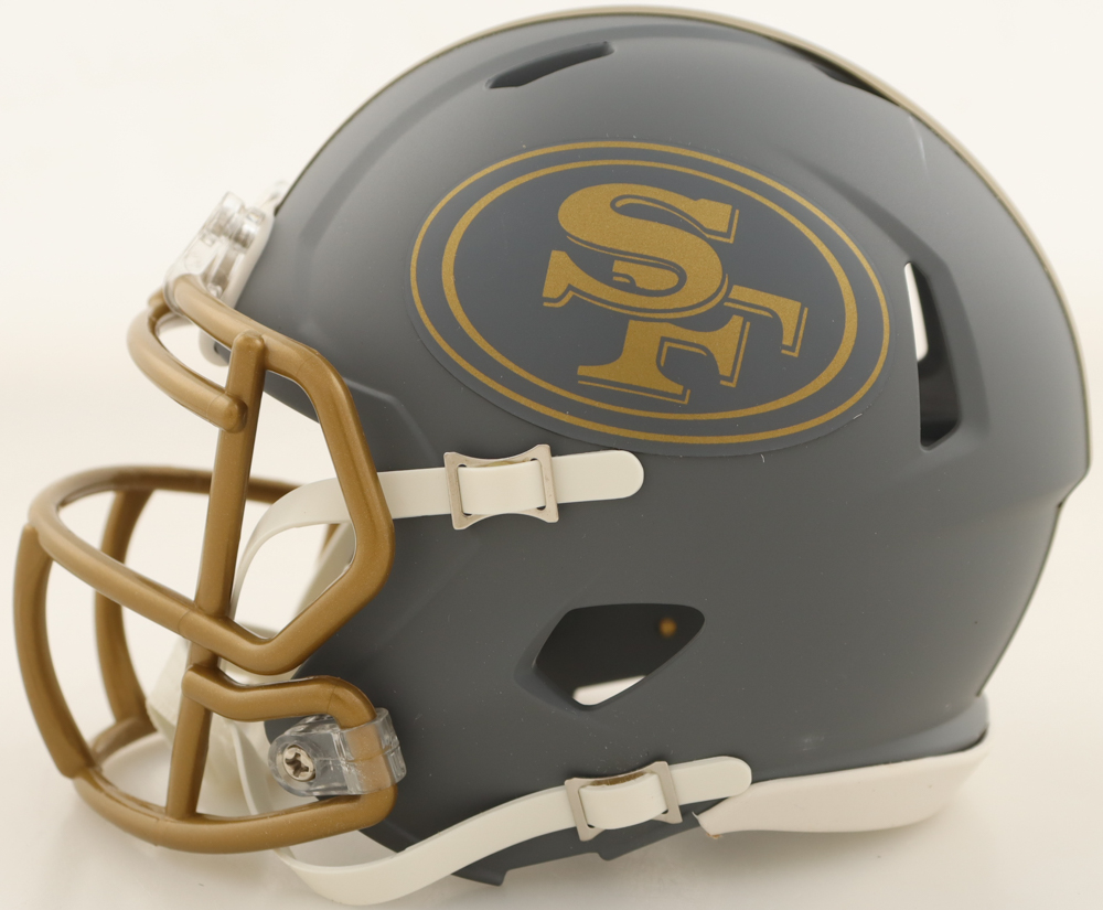 Garrison Hearst Signed 49ers Slate Alternate Speed Mini Helmet (Beckett) at PristineAuction.com Garrison Hearst Signed 49ers Slate Alternate Speed Mini Helmet (Beckett) at PristineAuction.com