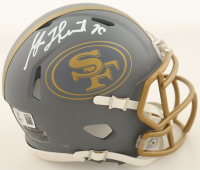 Garrison Hearst Signed 49ers Slate Alternate Speed Mini Helmet (Beckett) at PristineAuction.com