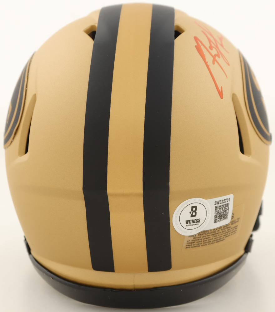 Garrison Hearst Signed 49ers Rave Alternate Speed Mini Helmet (Beckett) at PristineAuction.com Garrison Hearst Signed 49ers Rave Alternate Speed Mini Helmet (Beckett) at PristineAuction.com