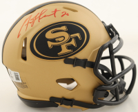 Garrison Hearst Signed 49ers Rave Alternate Speed Mini Helmet (Beckett) at PristineAuction.com