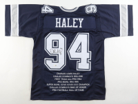 Charles Haley Signed Career Highlight Stat Jersey (JSA) at PristineAuction.com