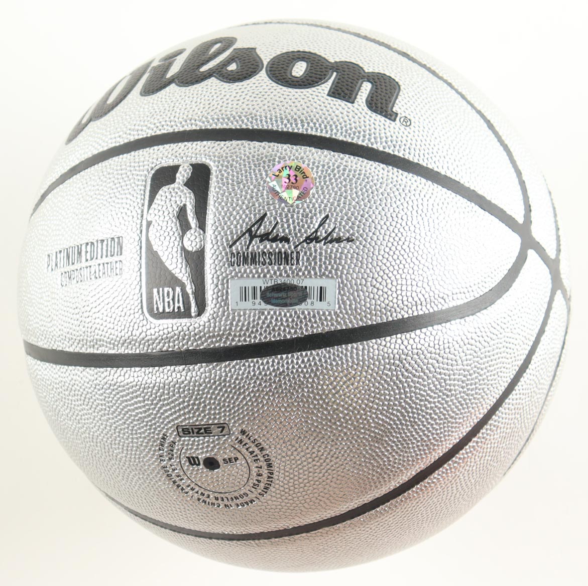 Larry Bird Signed NBA Basketball (Bird & Schwartz) at PristineAuction.com Larry Bird Signed NBA Basketball (Bird & Schwartz) at PristineAuction.com