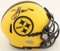 Jack Sawyer Signed Steelers Rave Alternate Speed Mini Helmet (Beckett) at PristineAuction.com
