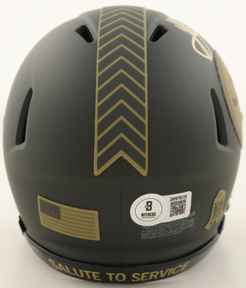 Jack Sawyer Signed Steelers Salute to Service Alternate Speed Mini Helmet (Beckett) at PristineAuction.com Jack Sawyer Signed Steelers Salute to Service Alternate Speed Mini Helmet (Beckett) at PristineAuction.com