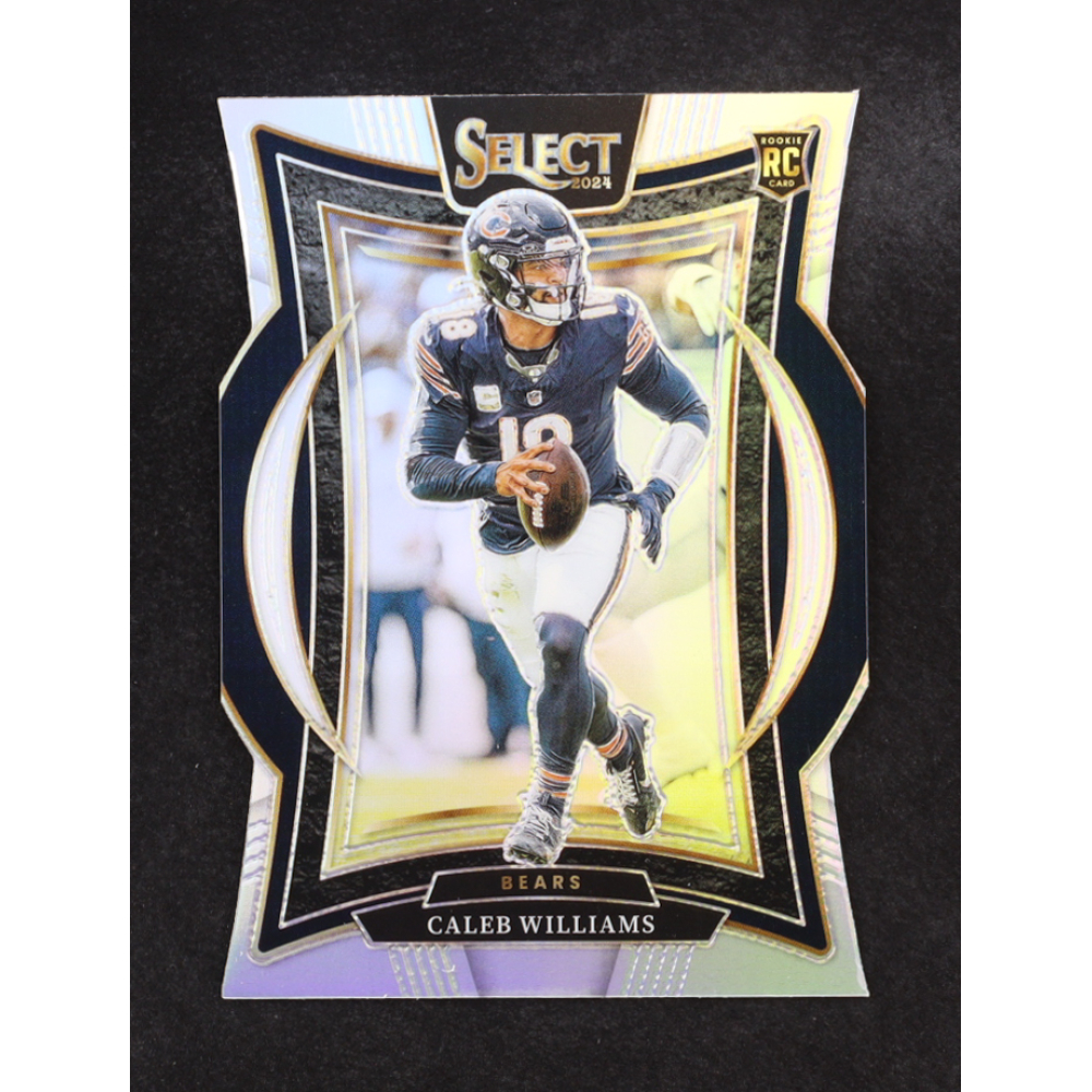 Caleb Williams 2024 Select Prizm Silver Die Cut #25 RC at PristineAuction.com