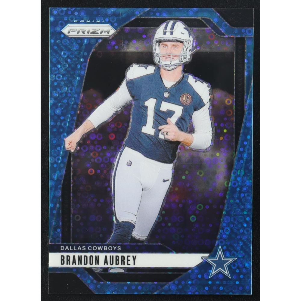 Brandon Aubrey 2024 Panini Prizm Prizms No Huddle Blue #79 #81/99 at PristineAuction.com