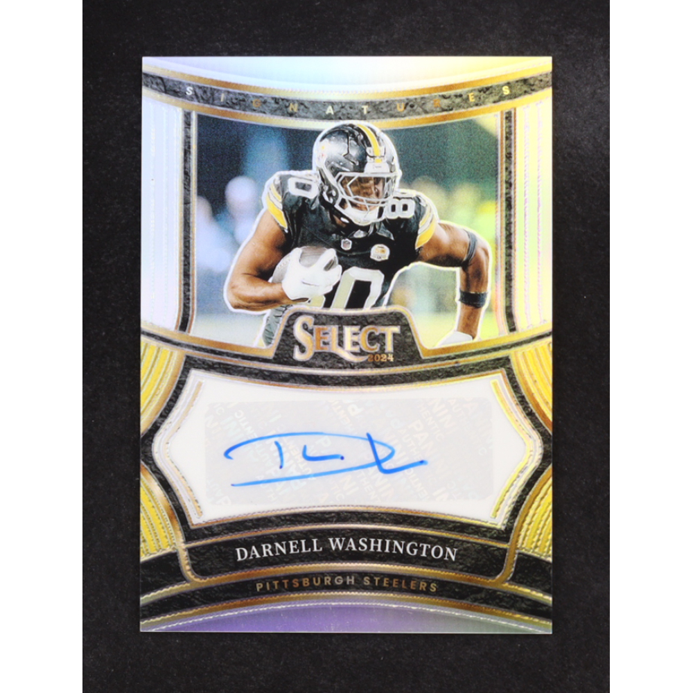Darnell Washington 2024 Select Signatures Prizm #41 #28/399 at PristineAuction.com