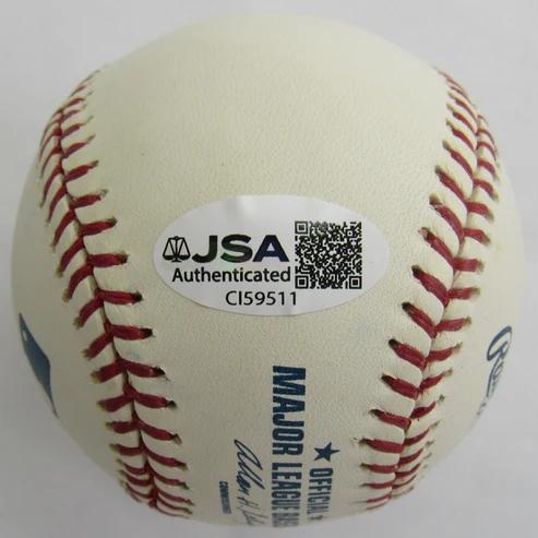 Jon Matlack Signed ONL Baseball Inscribed "1972 N.L. R.O.Y." (JSA) at PristineAuction.com Jon Matlack Signed ONL Baseball Inscribed "1972 N.L. R.O.Y." (JSA) at PristineAuction.com