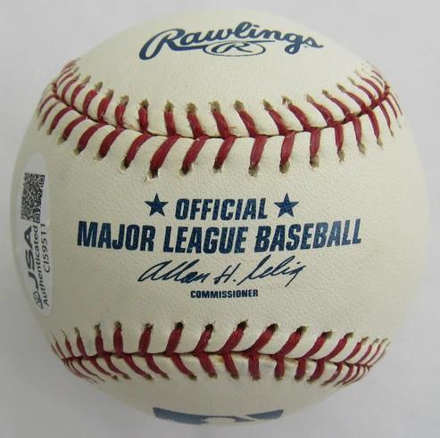 Jon Matlack Signed ONL Baseball Inscribed "1972 N.L. R.O.Y." (JSA) at PristineAuction.com Jon Matlack Signed ONL Baseball Inscribed "1972 N.L. R.O.Y." (JSA) at PristineAuction.com