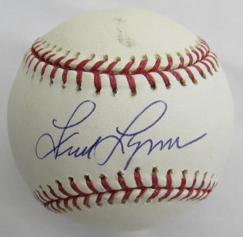 Fred Lynn Signed OML Baseball (JSA) at PristineAuction.com Fred Lynn Signed OML Baseball (JSA) at PristineAuction.com