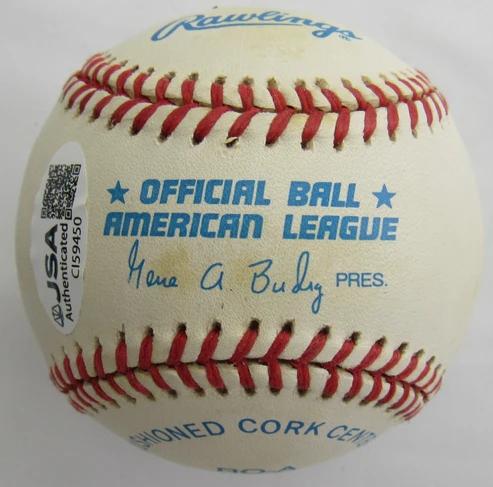 Ron Guidry Signed OAL Baseball (JSA) at PristineAuction.com Ron Guidry Signed OAL Baseball (JSA) at PristineAuction.com