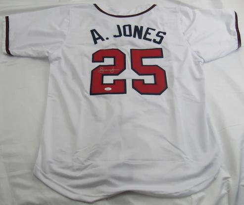 Andruw Jones Signed Jersey (JSA) at PristineAuction.com Andruw Jones Signed Jersey (JSA) at PristineAuction.com