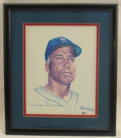 Duke Snider Signed Dodgers Custom Framed Photo (JSA) at PristineAuction.com
