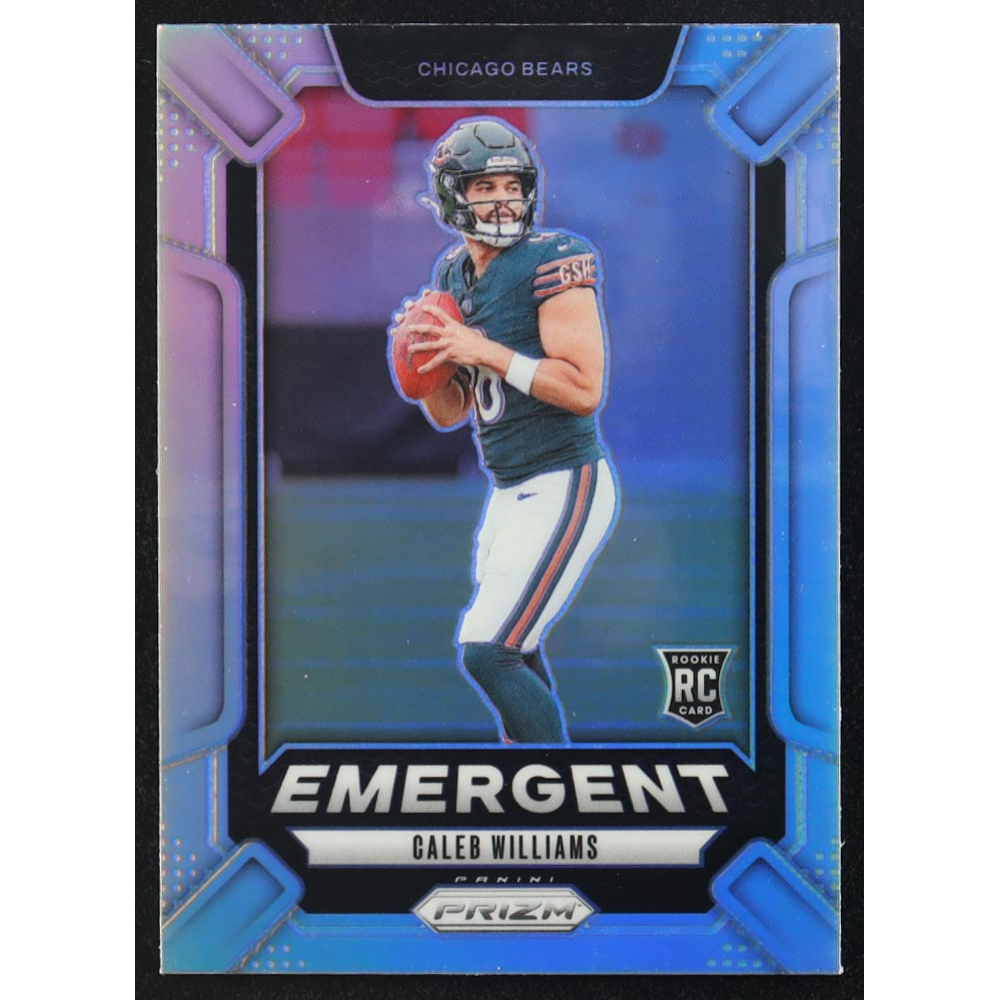 Caleb Williams 2024 Panini Prizm Emergent Silver #1 RC at PristineAuction.com