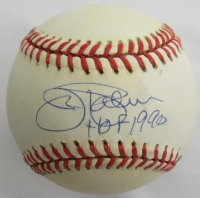 Jim Palmer Signed OAL Baseball Inscribed "HOF 1990" (JSA) at PristineAuction.com