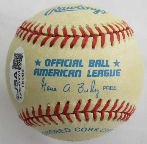 Juan Marichal Signed OAL Baseball Inscribed "HOF 1983" (JSA) at PristineAuction.com Juan Marichal Signed OAL Baseball Inscribed "HOF 1983" (JSA) at PristineAuction.com