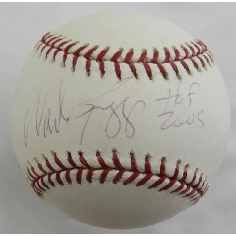 Wade Boggs Signed OML Baseball Inscribed "HOF 05" (Tristar) at PristineAuction.com