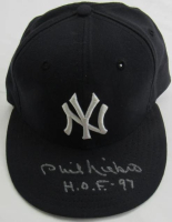 Phil Niekro Signed Yankees Hat Inscribed "HOF 97" (JSA) at PristineAuction.com