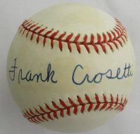 Frankie Crosetti Signed OAL Baseball (JSA) at PristineAuction.com