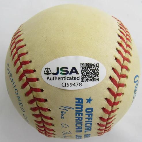 Tino Martinez Signed OAL Baseball (JSA) at PristineAuction.com Tino Martinez Signed OAL Baseball (JSA) at PristineAuction.com