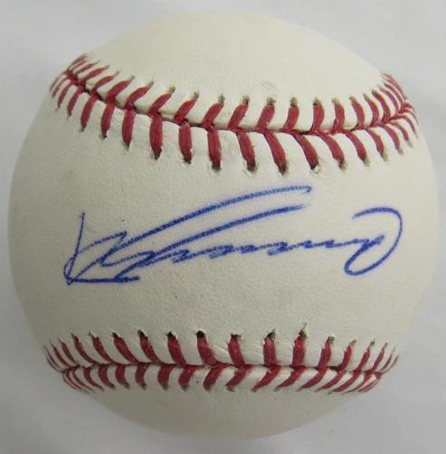 Vladimir Guerrero Sr. Signed OML Baseball (JSA) at PristineAuction.com Vladimir Guerrero Sr. Signed OML Baseball (JSA) at PristineAuction.com