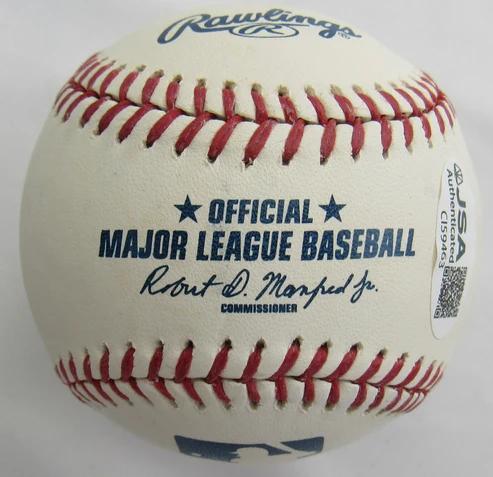 Vladimir Guerrero Sr. Signed OML Baseball (JSA) at PristineAuction.com Vladimir Guerrero Sr. Signed OML Baseball (JSA) at PristineAuction.com