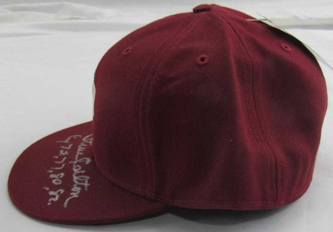 Steve Carlton Signed Phillies Hat Inscribed "Cy 72, 77, 80, 82" (JSA) at PristineAuction.com Steve Carlton Signed Phillies Hat Inscribed "Cy 72, 77, 80, 82" (JSA) at PristineAuction.com