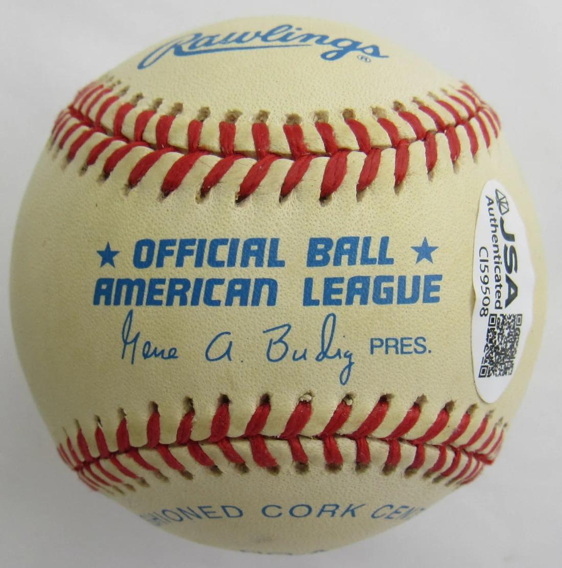 George Kell Signed OAL Baseball Inscribed "HOF 83" (JSA) at PristineAuction.com George Kell Signed OAL Baseball Inscribed "HOF 83" (JSA) at PristineAuction.com